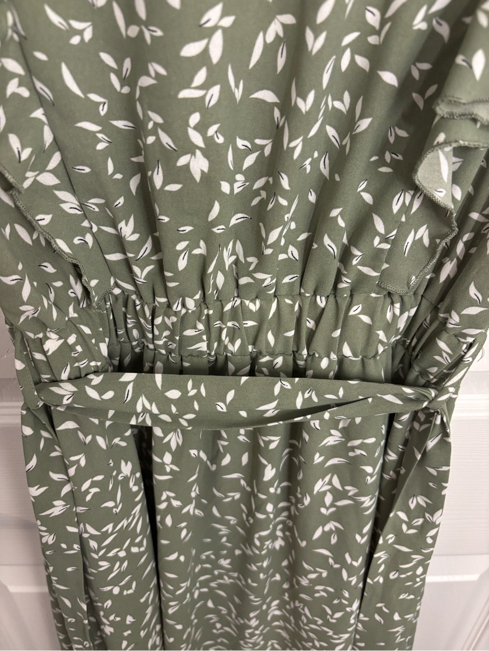 bohme Sage Green Floral Maxi Dress – XS - Picture 6 of 12